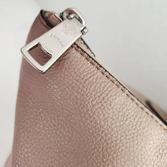 New Coach Taylor Tan Leather Shoulder Bag Purse - Picture 11 of 13